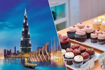 Burj Khalifa with The Cafe Treat